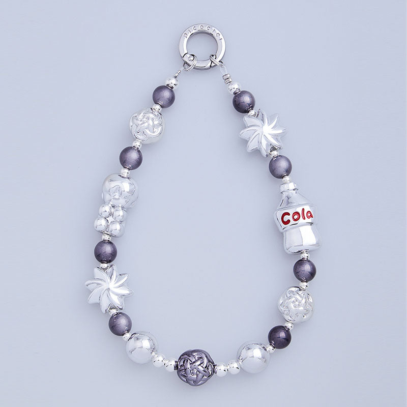 PICOCICI Electroplating Cola Baby Boy Decor Beaded Bracelet Phone Lanyard Hand Chain PICOCICI Electroplating Cola Baby Boy Decor Beaded Bracelet Phone Lanyard Hand Chain